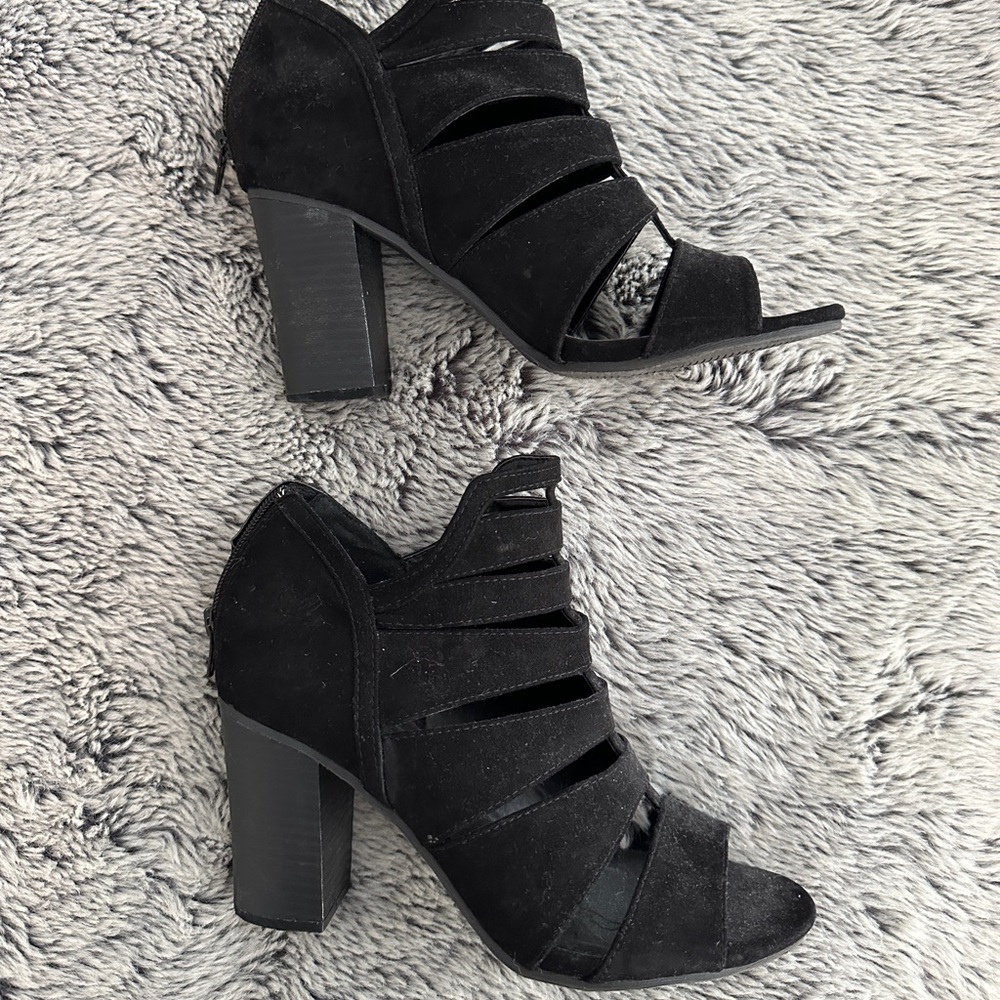 black heels
